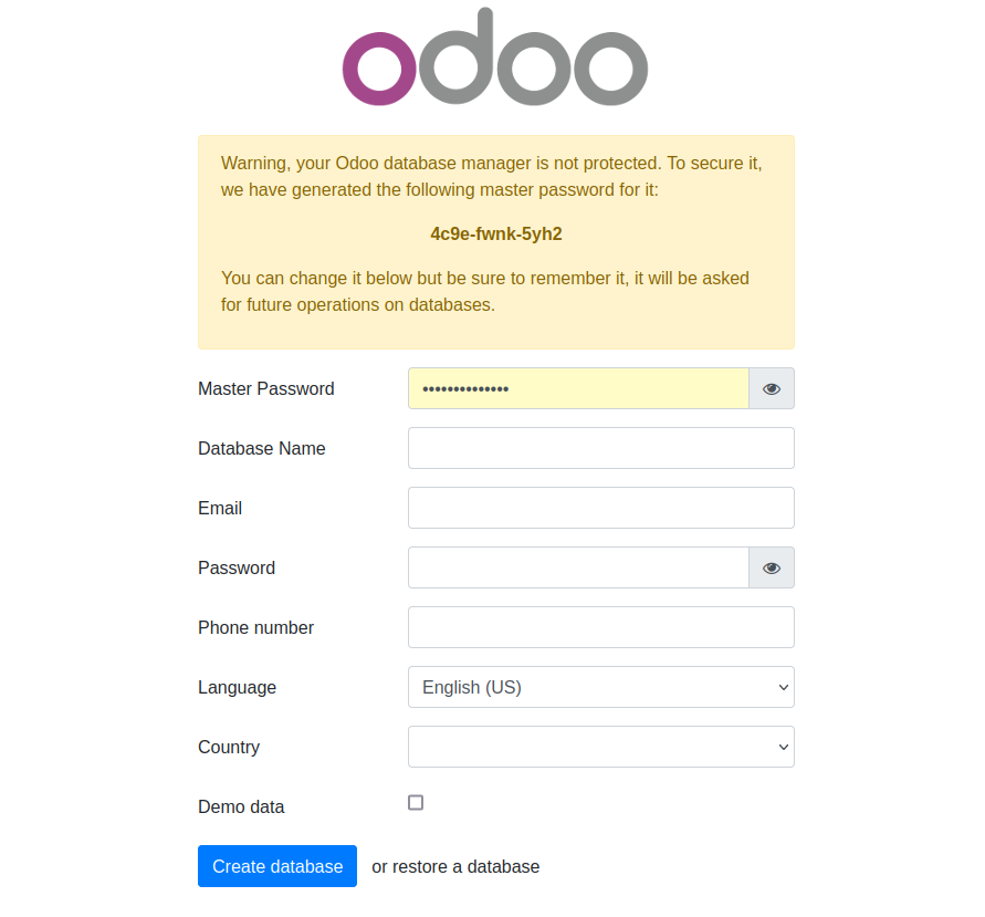 Selector base de datos